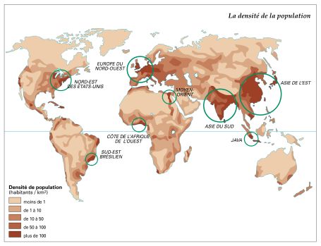 Densité de population Densité de population