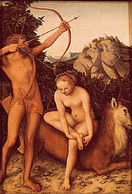 Lucas Cranach l'Ancien, Apollon et Diane Lucas Cranach l'Ancien, Apollon et Diane
