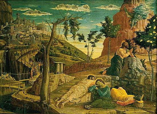 Andrea Mantegna, le Christ au jardin des Oliviers Andrea Mantegna, le Christ au jardin des Oliviers