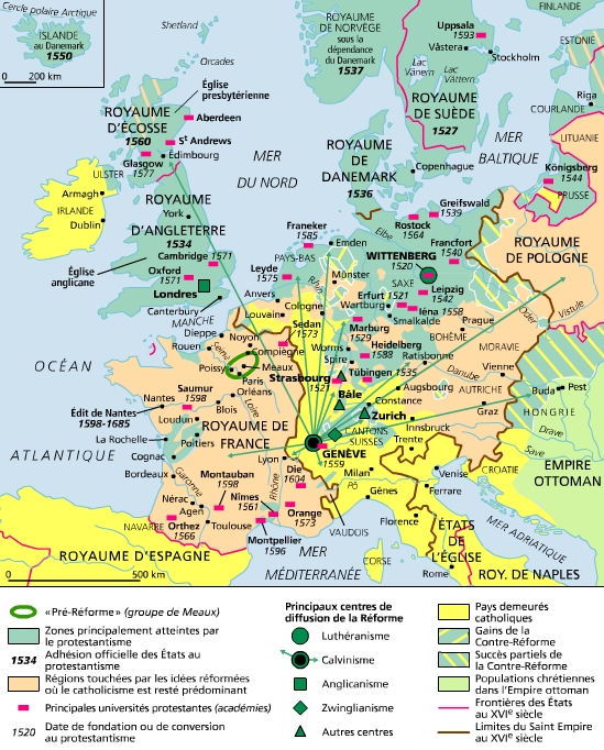 La diffusion de la Réforme La diffusion de la Réforme