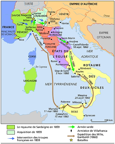 Les débuts de l'unité italienne Les débuts de l'unité italienne