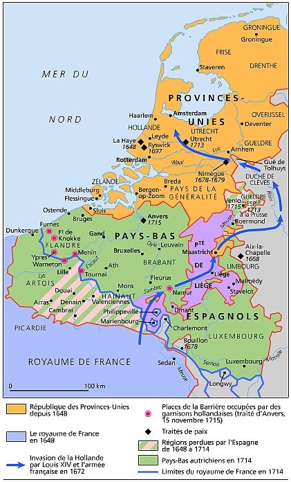 Les Pays-Bas et les Provinces-Unies, 1648-1715 Les Pays-Bas et les Provinces-Unies, 1648-1715