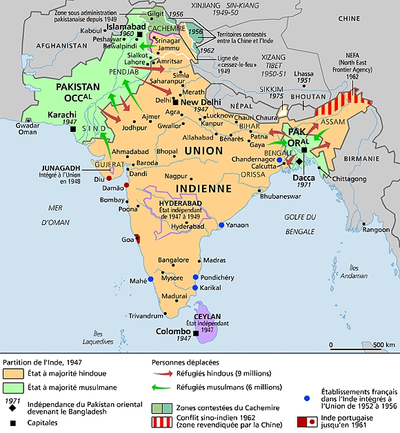L'Indépendance et la partition de l'Inde L'Indépendance et la partition de l'Inde