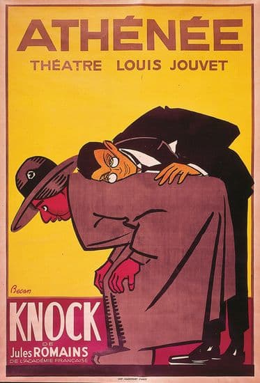 Jules Romains, affiche pour Knock Jules Romains, affiche pour Knock