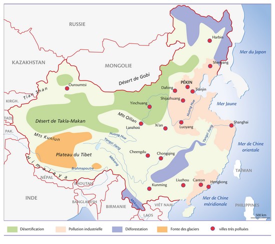 Les menaces sur l'environnement en Chine Les menaces sur l'environnement en Chine