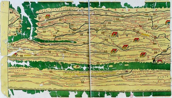 Table de Peutinger, IIIe s. et IVe s. Table de Peutinger, IIIe s. et IVe s.