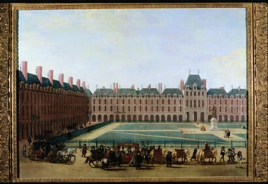 La place Royale, à Paris La place Royale, à Paris
