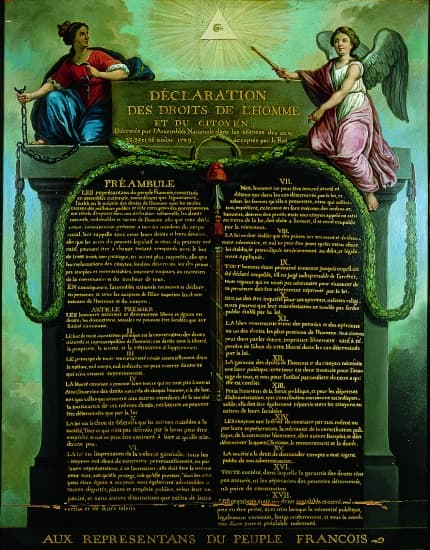 Déclaration des droits de l'homme et du citoyen. Déclaration des droits de l'homme et du citoyen.
