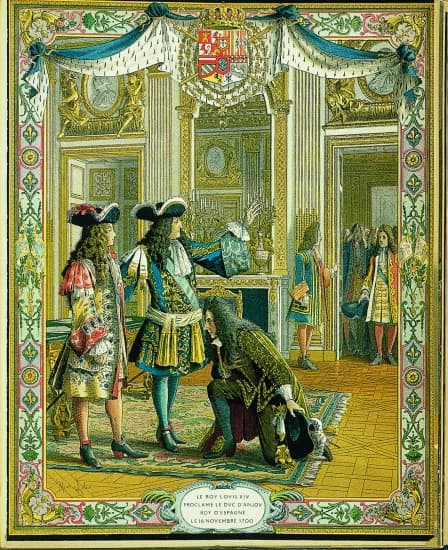 Louis XIV et le duc d'Anjou Louis XIV et le duc d'Anjou