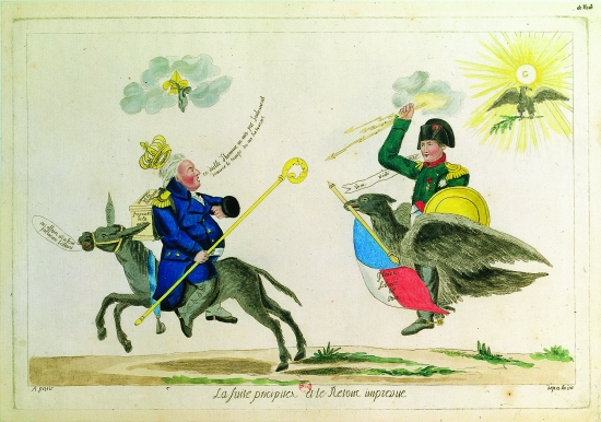 Le retour imprévu de Napoléon et le départ précipité de Louis XVIII en mars 1815 Le retour imprévu de Napoléon et le départ précipité de Louis XVIII en mars 1815