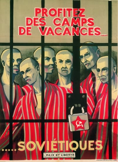 Affiche du mouvement anticommuniste « Paix et liberté » Affiche du mouvement anticommuniste « Paix et liberté »