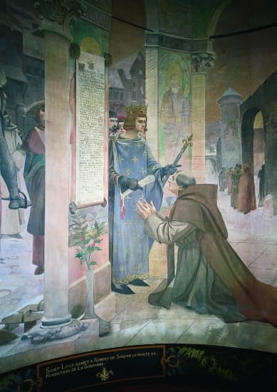 Saint Louis et Robert de Sorbon Saint Louis et Robert de Sorbon