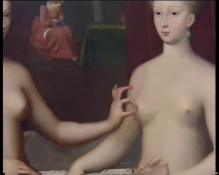 École de Fontainebleau, Gabrielle d’Estrées et une de ses sœurs École de Fontainebleau, Gabrielle d’Estrées et une de ses sœurs