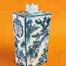 Faïence de Delft, flacon à thé