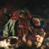 Eugène Delacroix, la Barque de Dante